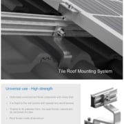Roof Mounting Systems with Universal Use and High Durability