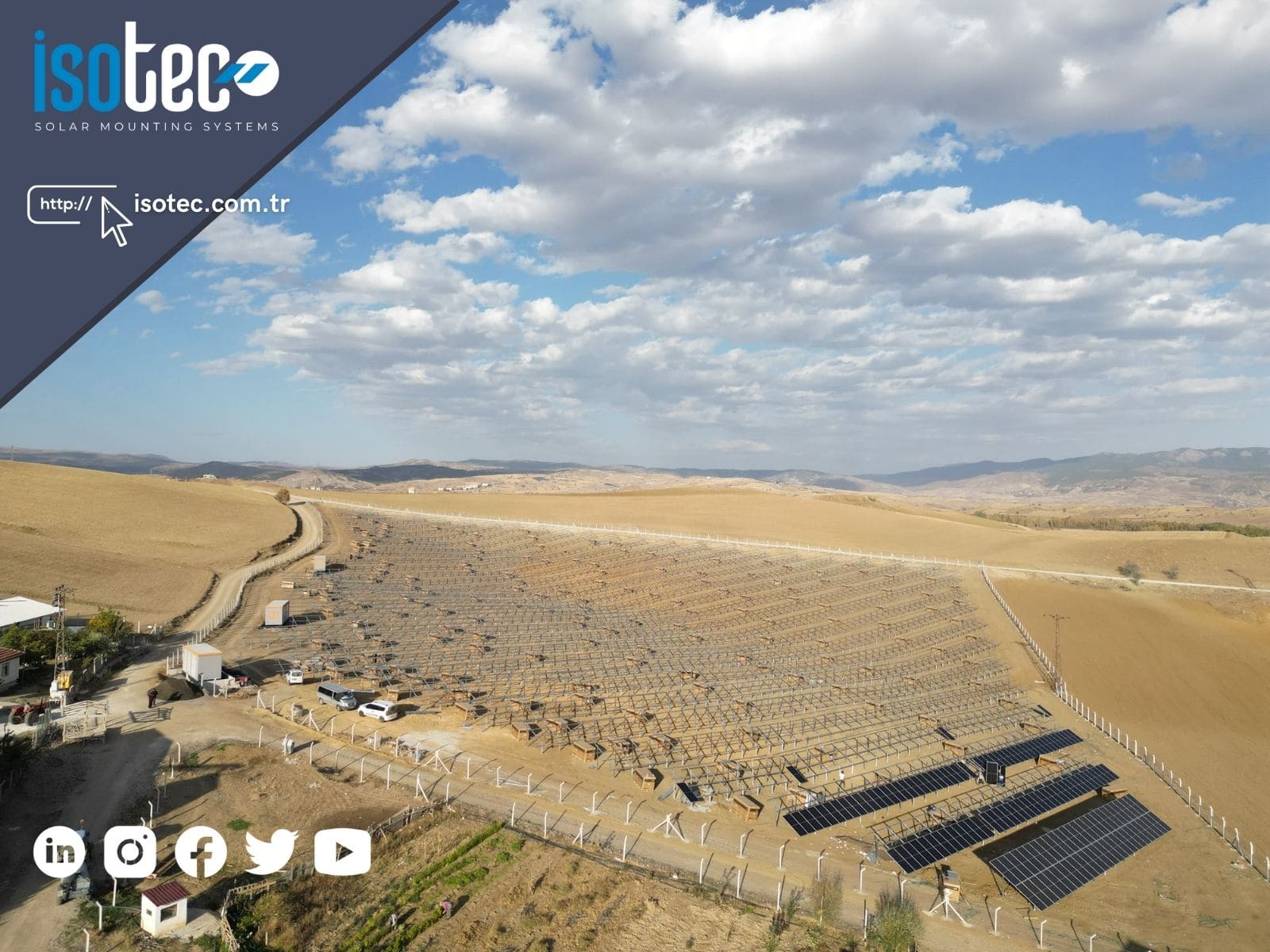 Çankırı 3003 kWp ISOGROUND Two SS Land Systems