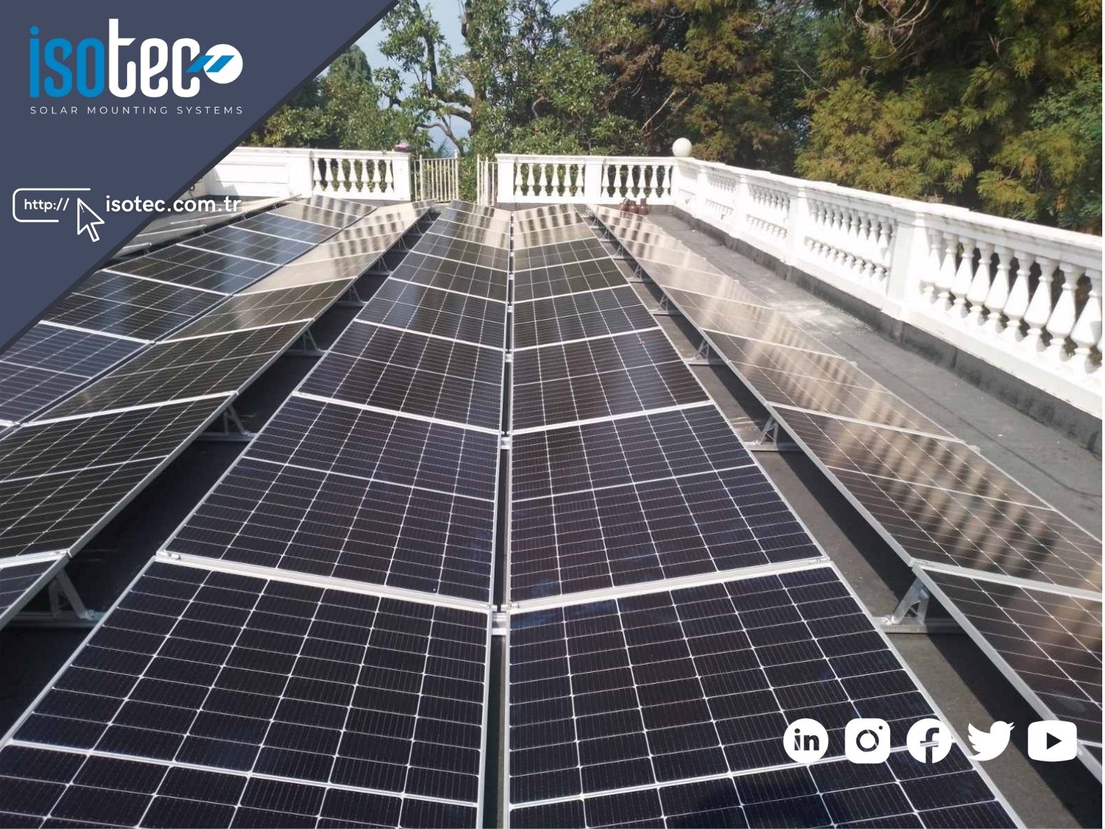 Batumi 22,41 kWp ISOFLAT D13 V.3 FLAT Roof