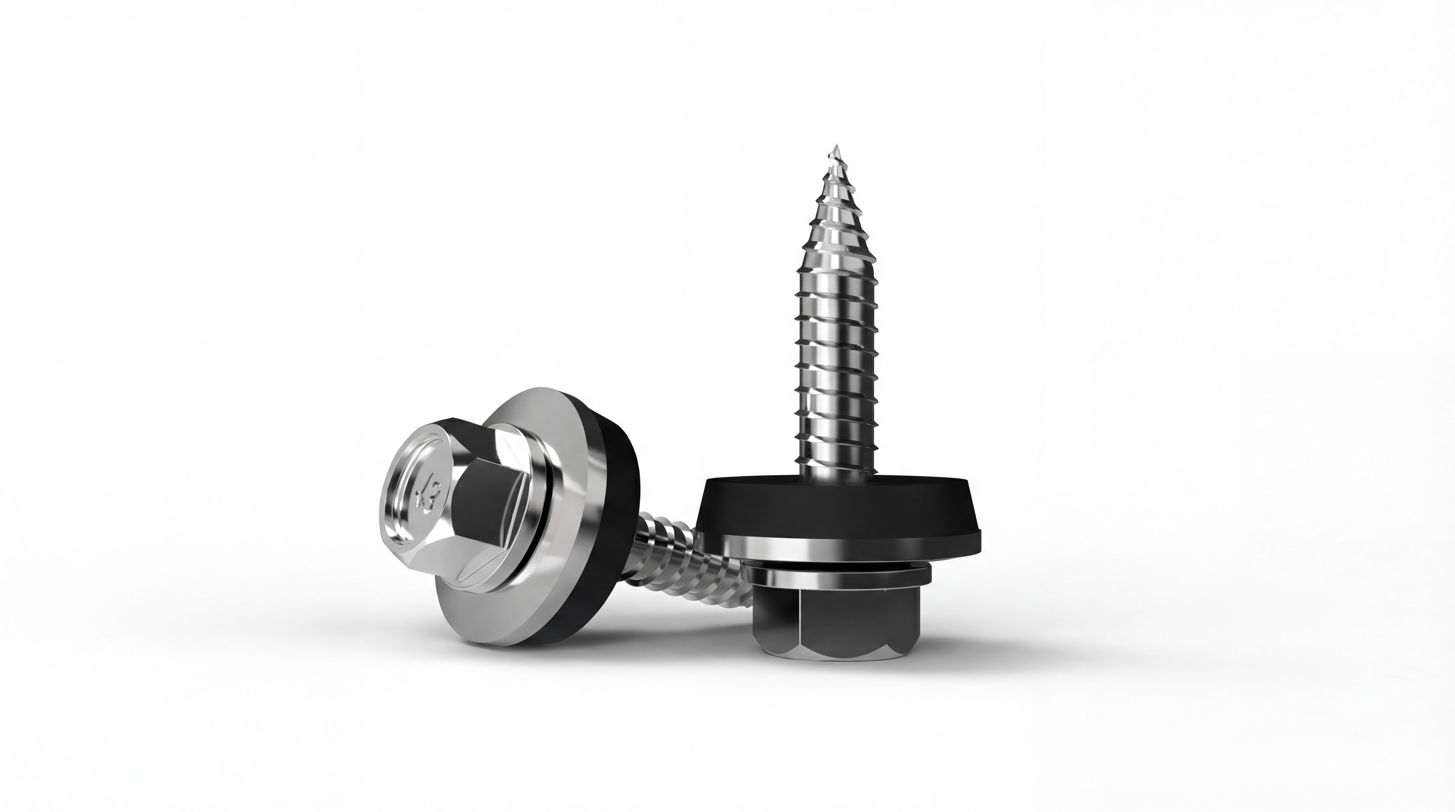 Pointed Screw with Gasket