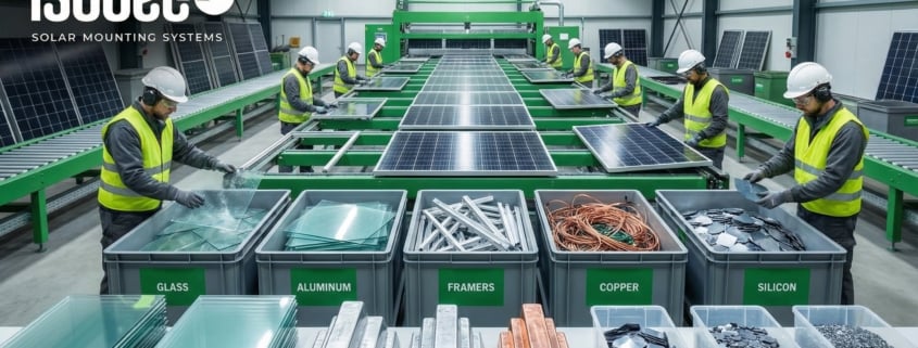 Recycling solar panels: waste panels