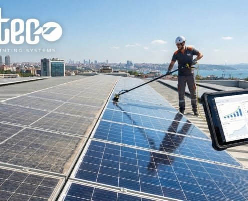 Solar panel efficiency improvement, cleaning and maintenance.