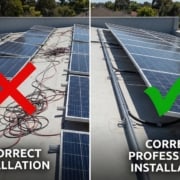 blog-featured-49146 Solar panel installation errors: correct or incorrect installation.