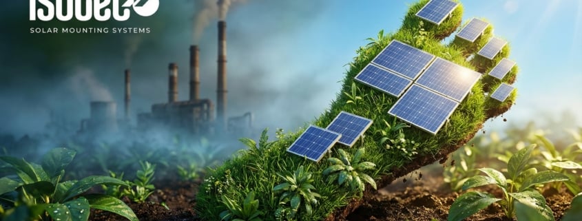 Carbon footprint, solar energy, environmental protection.