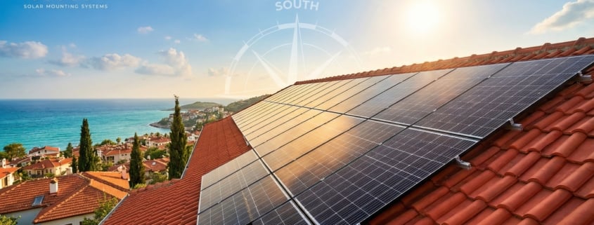 Güneş paneli ideal yön açı güneye bakan kurulum