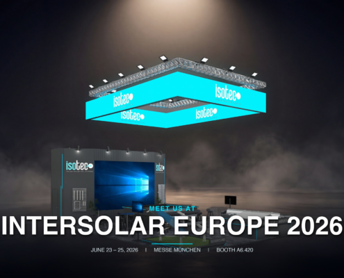 ISOTEC Solar Mounting Systems wird auf der Intersolar Europe 2026 in Halle A6, Stand 420 auf der Messe München vertreten sein.