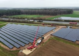 ISOTEC Solar ISOGROUND Arazi Tipi montaj sistemi referansı - Boxbrunn, Almanya