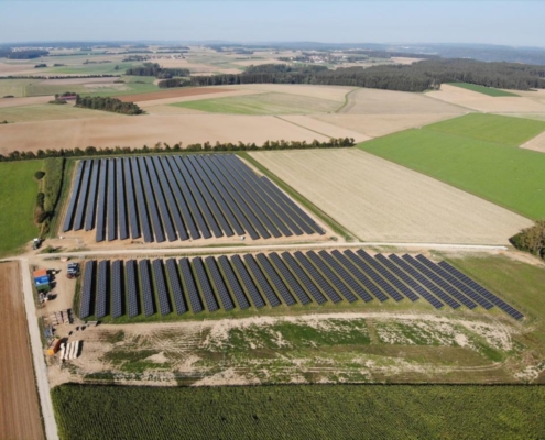 ISOTEC Solar ISOGROUND Arazi Tipi montaj sistemi referansı - Wolfsbuch, Almanya