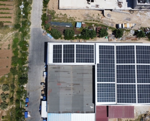 ISOTEC Solar ISOFLAT Düz Çatı montaj sistemi referansı - Kuzey Makedonya
