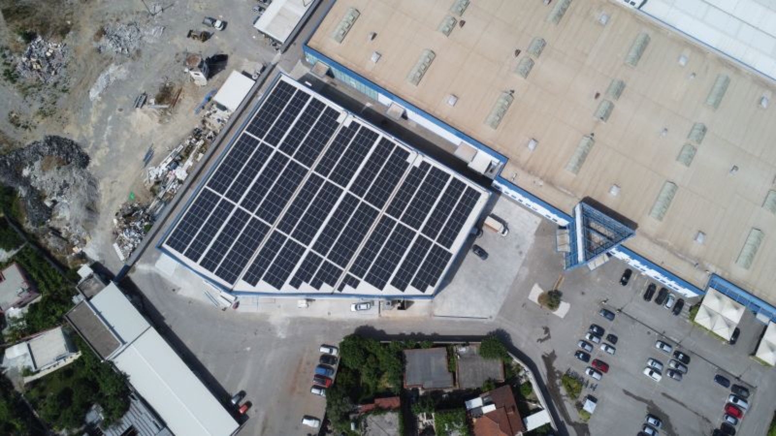 ISOTEC Solar ISOFLAT Flat Roof mounting system reference - North Macedonia