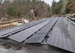ISOTEC Solar ISOFLAT D13 Flat Roof mounting system reference - Mandal, Norway