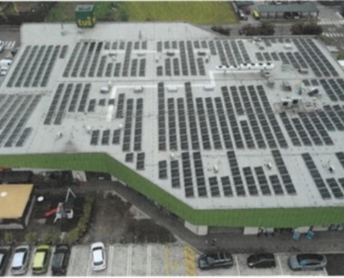 ISOTEC Solar ISOFLAT S13 Düz Çatı montaj sistemi referansı - Slovenya
