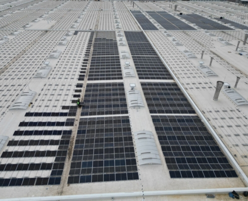 ISOTEC Solar ISOFLAT D13 Düz Çatı montaj sistemi referansı - İzmir, Türkiye