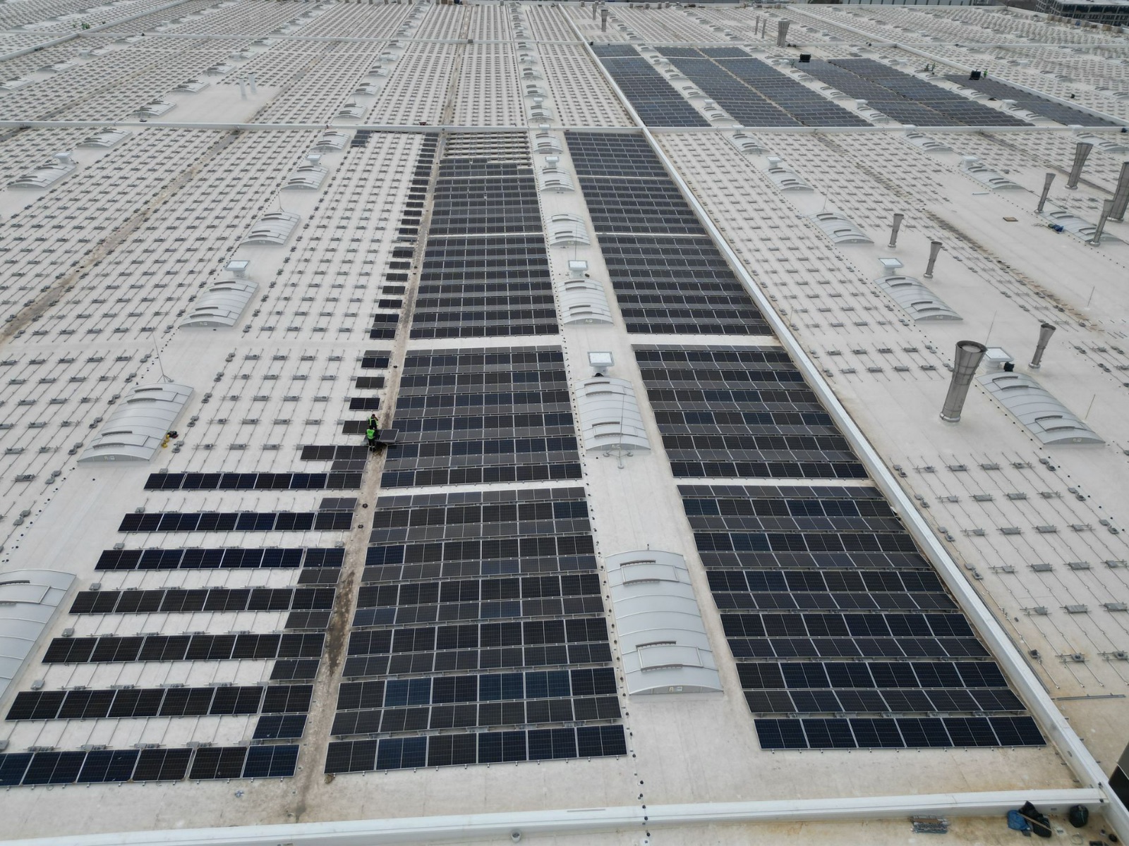 ISOTEC Solar ISOFLAT D13 Flat Roof Mounting System Reference - Izmir, Türkiye