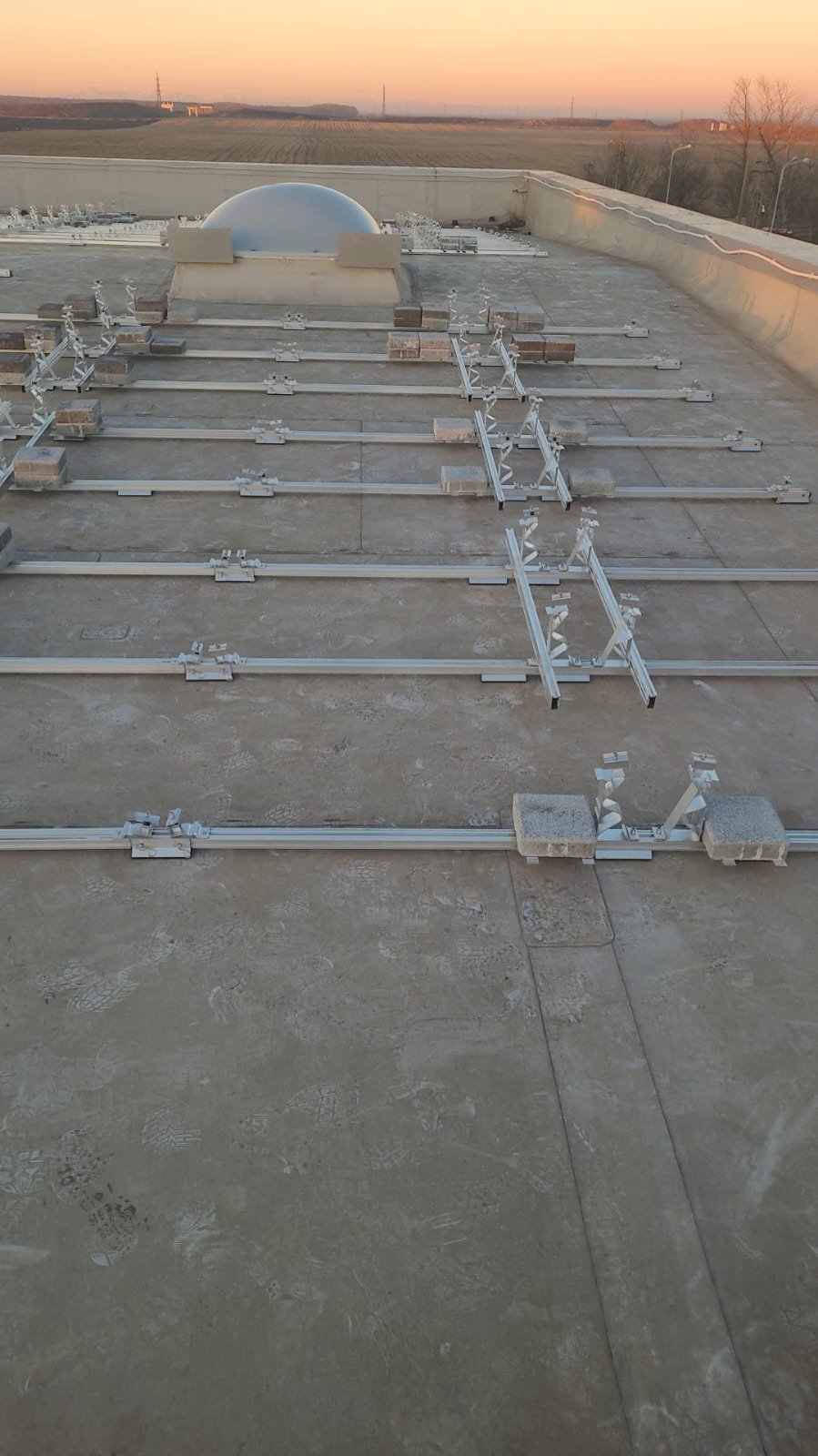 ISOTEC Solar ISOFLAT Flat Roof Mounting System Reference - Türkiye