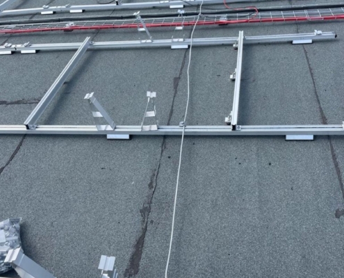ISOTEC Solar ISOFLAT D13 Düz Çatı montaj sistemi referansı - Almanya