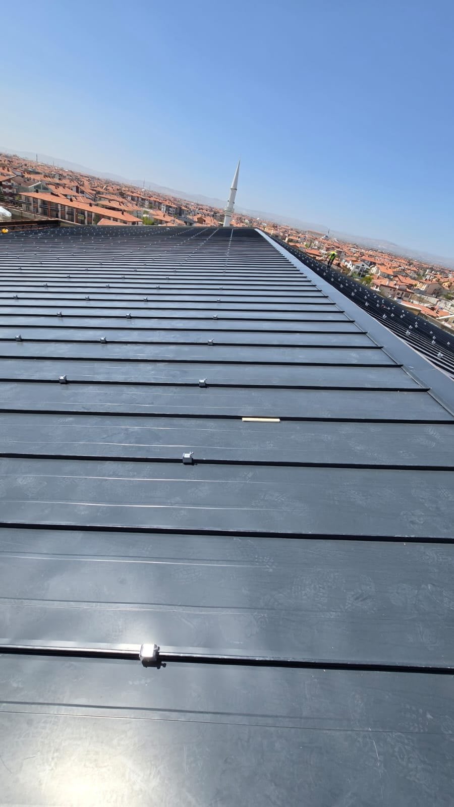 ISOTEC Solar ISOKEN L Eğimli Çatı montaj sistemi referansı - Konya 490 kWp