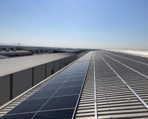 ISOTEC Solar ISOSIDE Sloped Roof Mounting System Reference - Konya 750 kWp