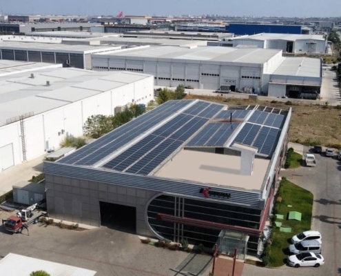 ISOTEC Solar ISOTRAP S Sloped Roof Mounting System Reference - Manisa 205 kWp