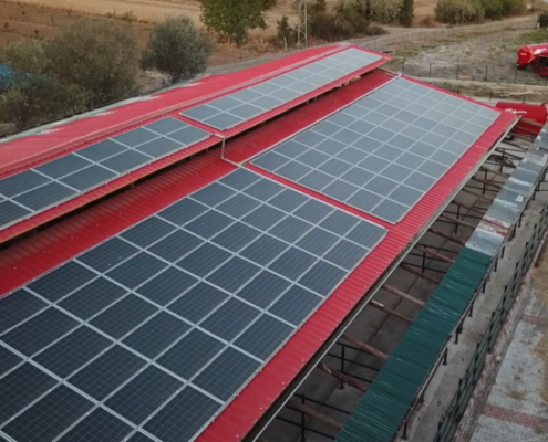ISOTEC Solar ISOTRAP XL Eğimli Çatı montaj sistemi referansı - Tokat 40 kWp