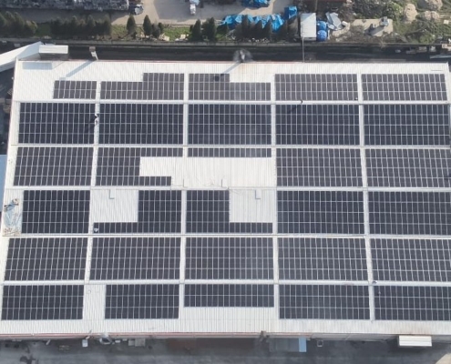 ISOTEC Solar ISOTRAP S50 Sloped Roof Mounting System Reference - Türkiye 900 kWp