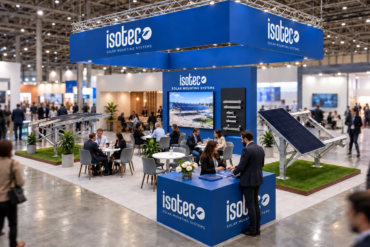ISOTEC standında ziyaretçiler, ExpoGeorgia Tiflis