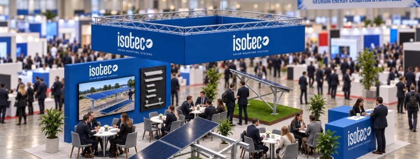 ISOTEC Solar Mounting Systems'in Georgia Energy Exhibition & Forum 2026'daki Tiflis standı