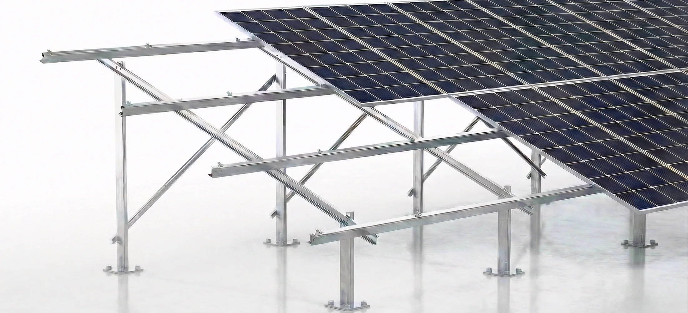 ISOGROUND TWO Freiflächen-Montagesystem mit Doppelstütze